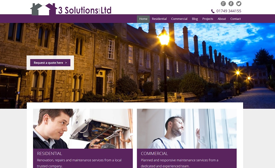 3 Solutions Website