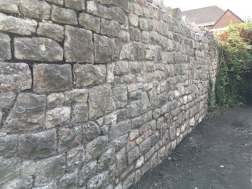 Boundary wall repair in Weston Super Mare