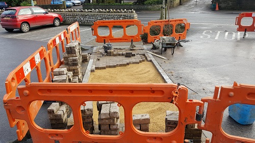 Brick paving repairs
