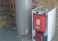 Oil system boiler upgrade for a residential customer